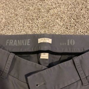 J Crew Frankie Cropped Pants